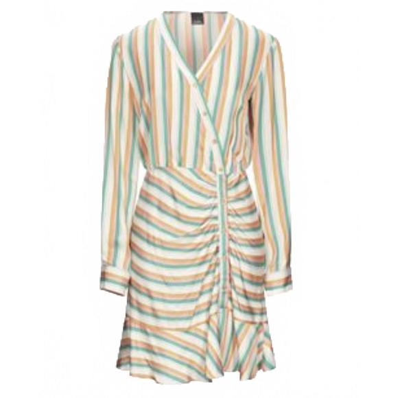 NEW PINKO women's mini dress in beige